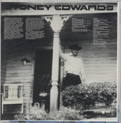 Stoney Edwards Stoney Edwards vinyl LP album (LP record) US ZT7LPST721283