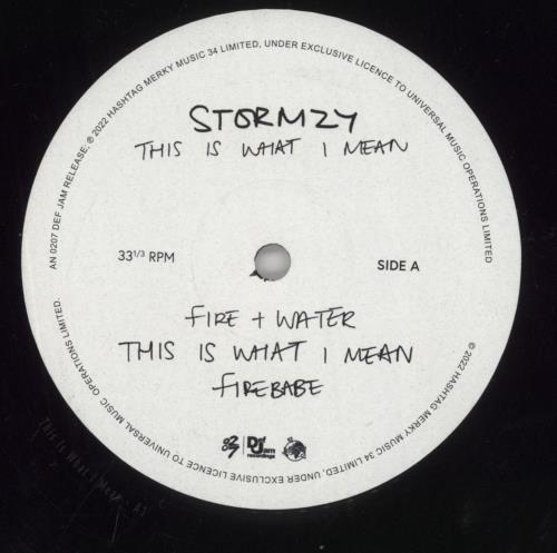 Stormzy This Is What I Mean 2-LP vinyl record set (Double LP Album) UK 34Q2LTH862164