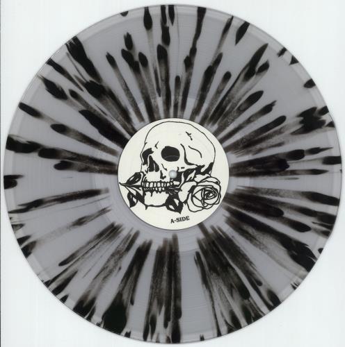 Strange Bones England Screams - Clear With Black Splatter - Autographed vinyl LP album (LP record) UK 97YLPEN877109
