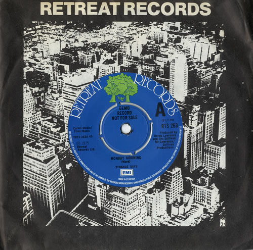 Strange Days Monday Morning 7" vinyl single (7 inch record / 45) UK V7R07MO602130