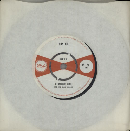 Stranger Cole Run Joe 7" vinyl single (7 inch record / 45) UK W2-07RU617212