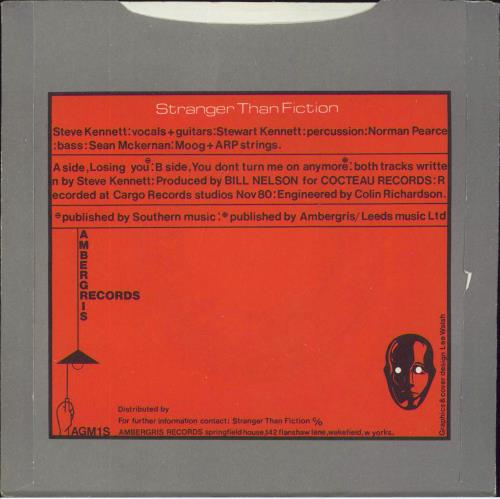 Stranger Than Fiction Losing You 7" vinyl single (7 inch record / 45) UK 56W07LO815498