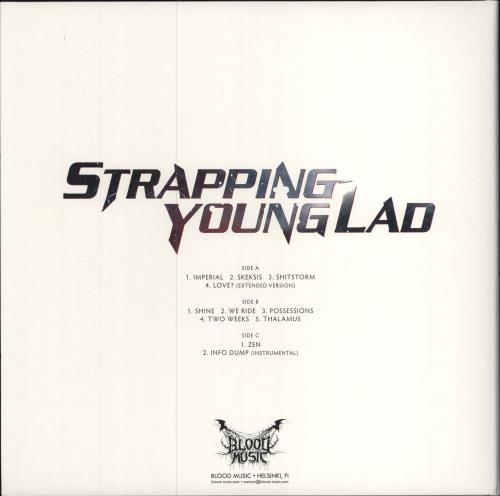 Strapping Young Lad Alien - White Vinyl 2-LP vinyl record set (Double LP Album) Finnish X1R2LAL785676