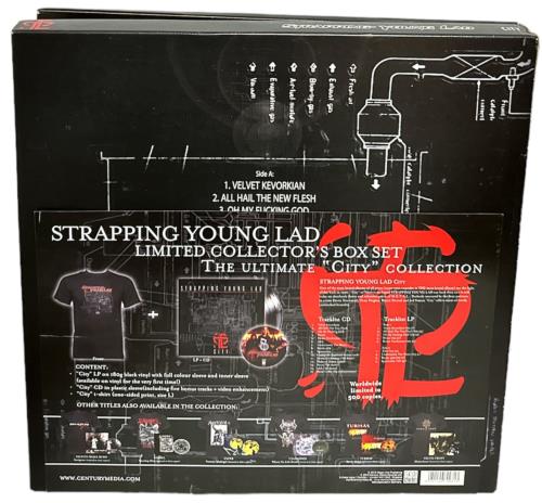 Strapping Young Lad City - Boxset + T-shirt Vinyl Box Set UK X1RVXCI822973