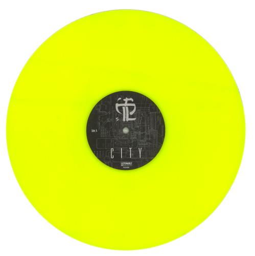 Strapping Young Lad City - Neon Yellow Vinyl 2-LP vinyl record set (Double LP Album) French X1R2LCI870319