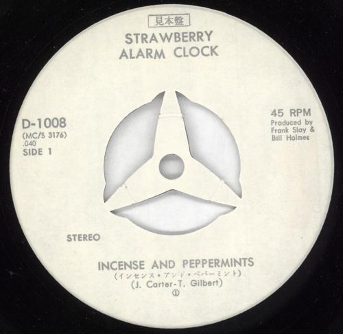 Strawberry Alarm Clock Incense And Peppermints 7" vinyl single (7 inch record / 45) Japanese SAC07IN730078