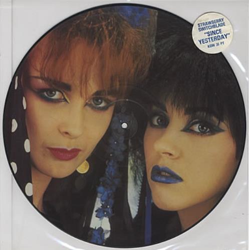 Strawberry Switchblade Since Yesterday - Hype Stickered 12" vinyl picture disc (12 inch picture record) UK SWS2PSI31732