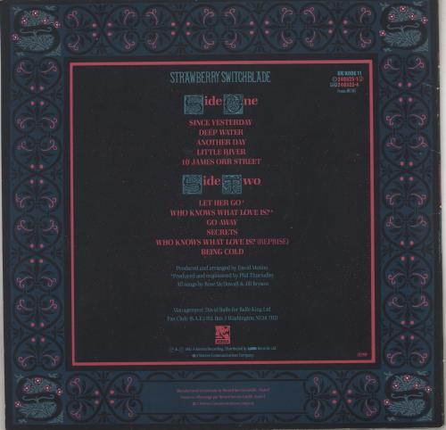 Strawberry Switchblade Strawberry Switchblade vinyl LP album (LP record) UK SWSLPST742102