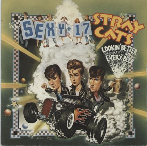Stray Cats (She's) Sexy + 17 7" vinyl single (7 inch record / 45) German SRY07SH665249