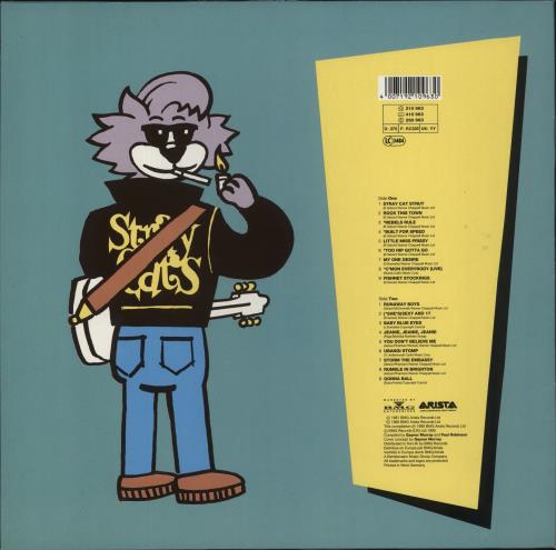 Stray Cats Back To The Alley - The Best Of The Stray Cats vinyl LP album (LP record) German SRYLPBA834585