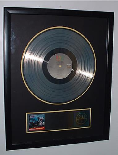 Stray Cats Built For Speed award disc US SRYAWBU281627