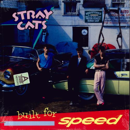 Stray Cats Built For Speed vinyl LP album (LP record) US SRYLPBU353035