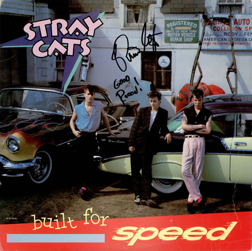 Stray Cats Built For Speed vinyl LP album (LP record) US SRYLPBU465784