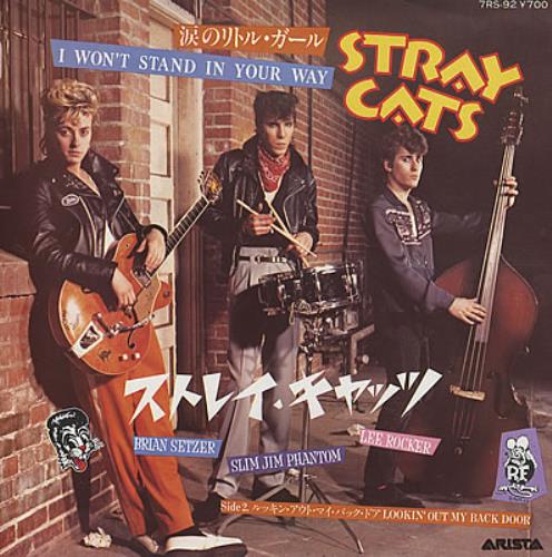 Stray Cats I Won't Stand In Your Way 7" vinyl single (7 inch record / 45) Japanese SRY07IW385796