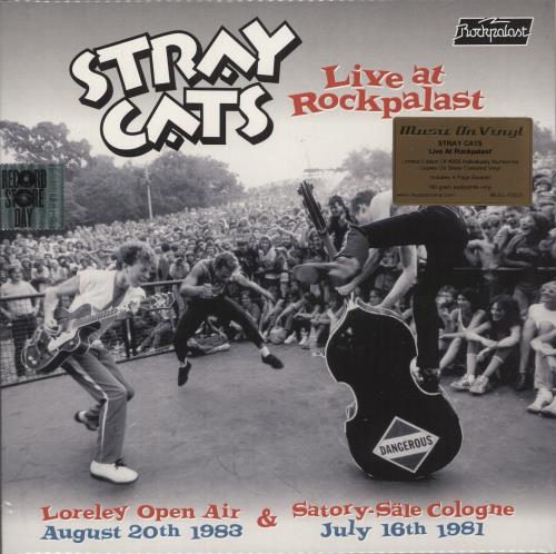 Stray Cats Live At Rockpalast - Silver Vinyl 3-LP vinyl record set (Triple LP Album) UK SRY3LLI866762
