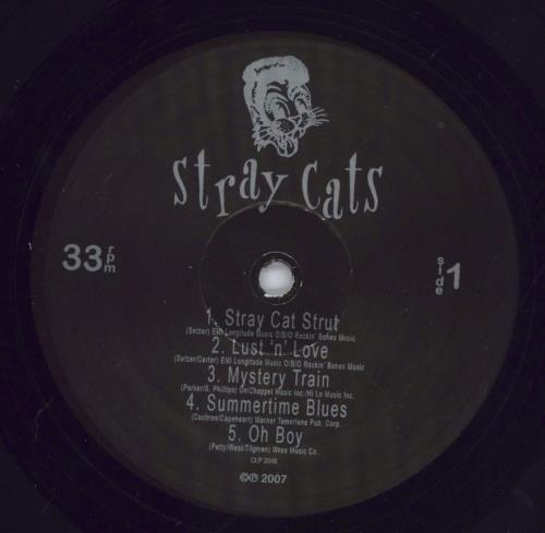 Stray Cats Rare Tracks vinyl LP album (LP record) US SRYLPRA830566