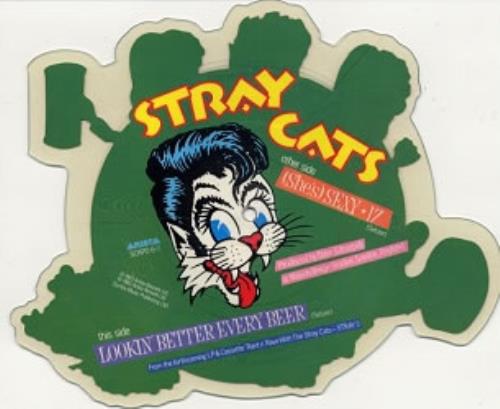 Stray Cats Sexy + 17 shaped picture disc (picture disc vinyl record) UK SRYSHSE20464
