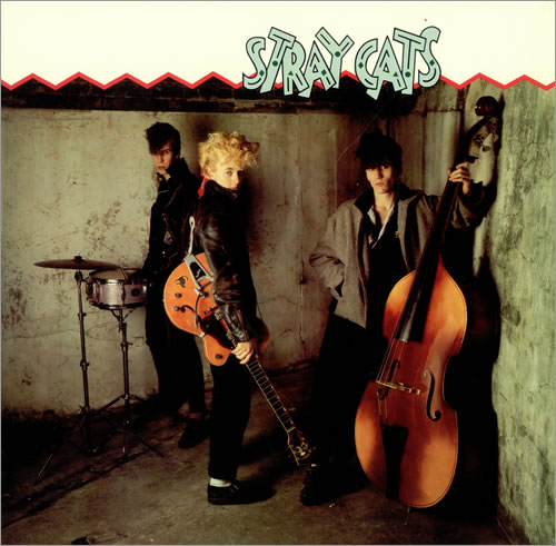 Stray Cats Stray Cats + Inner vinyl LP album (LP record) German SRYLPST495313