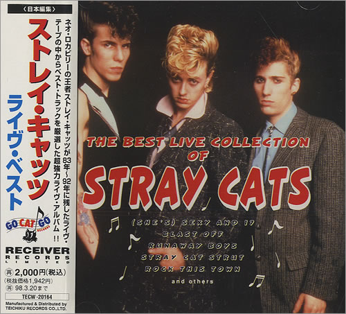 Stray Cats The Best Live Collection CD album (CDLP) Japanese SRYCDTH435663