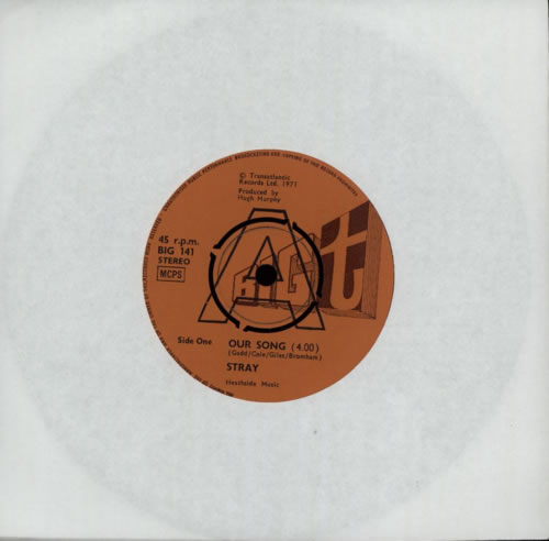 Stray Our Song - A Label 7" vinyl single (7 inch record / 45) UK S.Y07OU602973