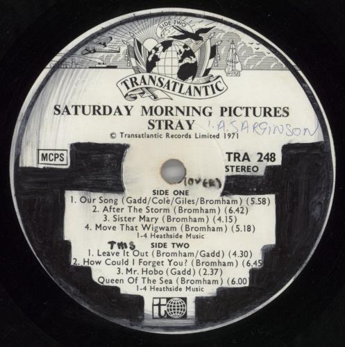 Stray Saturday Morning Pictures vinyl LP album (LP record) UK S.YLPSA134479