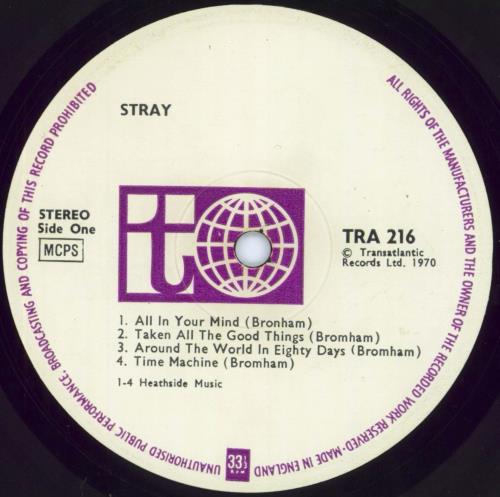 Stray Stray - 1st - VG vinyl LP album (LP record) UK S.YLPST728316