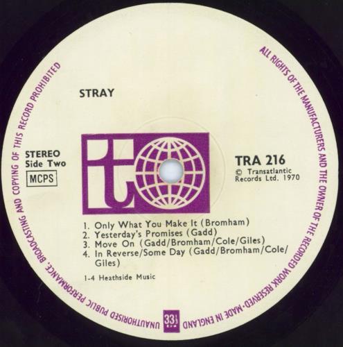 Stray Stray - 1st - VG vinyl LP album (LP record) UK S.YLPST728316