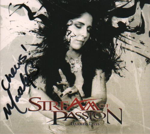 Stream Of Passion Darker Days - Autographed CD album (CDLP) German XT-CDDA644062