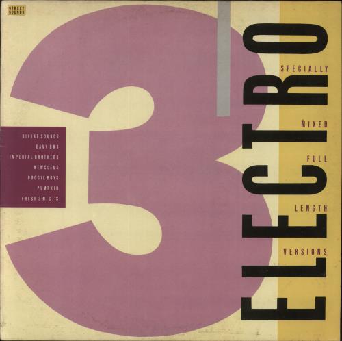 Street Sounds Compilation Electro 3 vinyl LP album (LP record) UK SD7LPEL754378