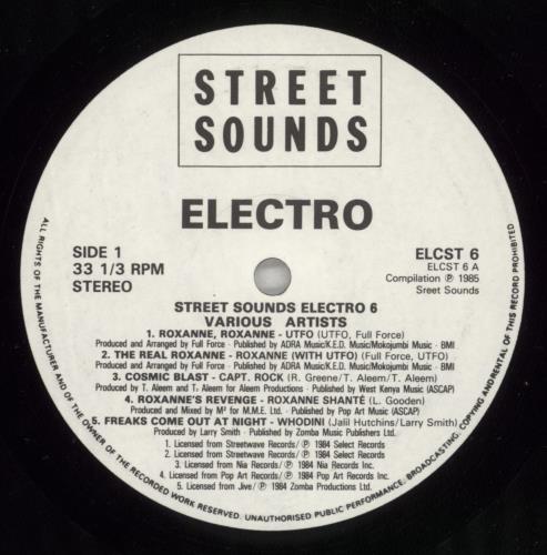 Street Sounds Compilation Electro 6 vinyl LP album (LP record) UK SD7LPEL874366
