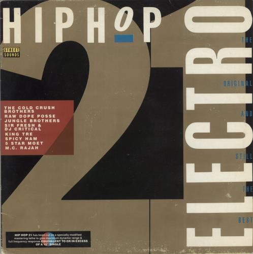 Street Sounds Compilation Hip Hop Electro 21 vinyl LP album (LP record) UK SD7LPHI886435