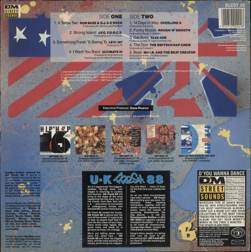 Street Sounds Compilation Street Sounds Hip Hop 20 vinyl LP album (LP record) UK SD7LPST886331