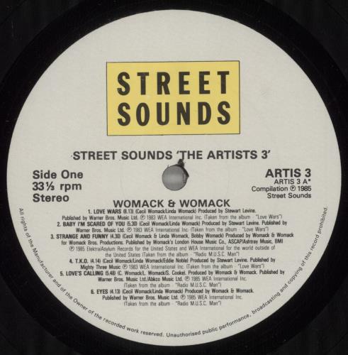 Street Sounds Compilation The Artists Volume III 2-LP vinyl record set (Double LP Album) UK SD72LTH560734
