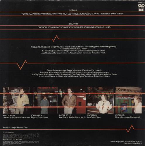 Streetband London - Clear Vinyl vinyl LP album (LP record) UK SEDLPLO546823