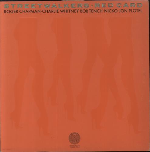 Streetwalkers Red Card - Red Vinyl vinyl LP album (LP record) Italian SWRLPRE821307