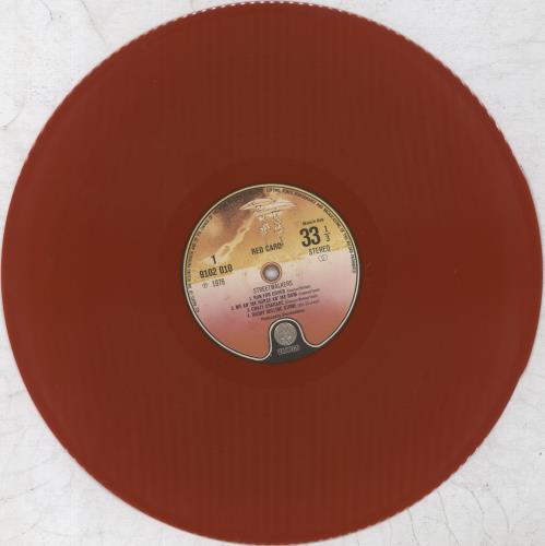 Streetwalkers Red Card - Red Vinyl vinyl LP album (LP record) Italian SWRLPRE821307