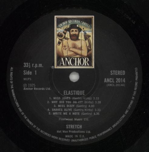 Stretch Elastique vinyl LP album (LP record) UK SEHLPEL804268