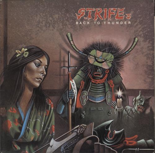 Strife Back To Thunder - Green Vinyl vinyl LP album (LP record) UK S1FLPBA792817