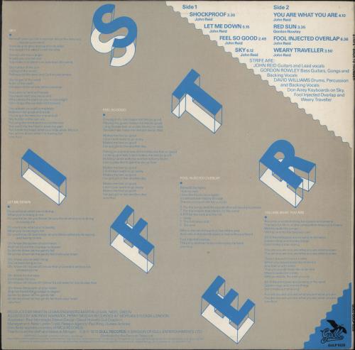 Strife Back To Thunder - Green Vinyl vinyl LP album (LP record) UK S1FLPBA792817