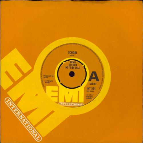 Strife School 7" vinyl single (7 inch record / 45) UK S1F07SC828008