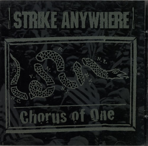 Strike Anywhere Chorus Of One CD single (CD5 / 5") US V26C5CH581959