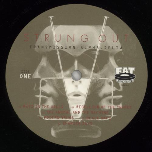 Strung Out Transmission.Alpha.Delta vinyl LP album (LP record) US 95-LPTR873230