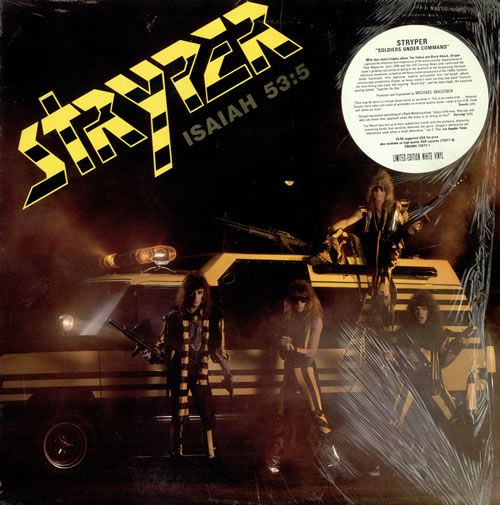 Stryper Soldiers Under Command vinyl LP album (LP record) US STPLPSO488503