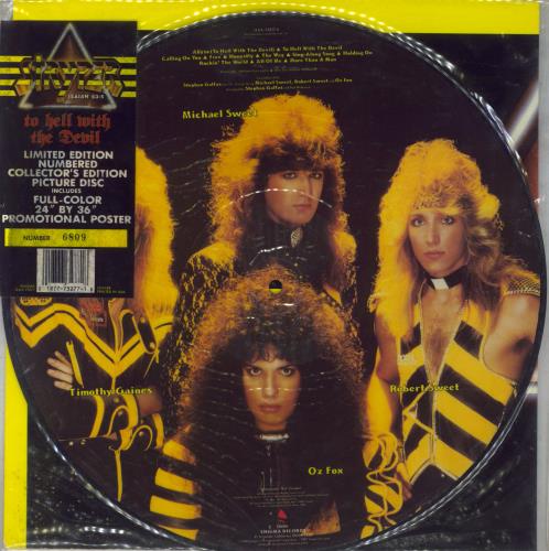 Stryper To Hell With The Devil picture disc LP (vinyl picture disc album) US STPPDTO194968