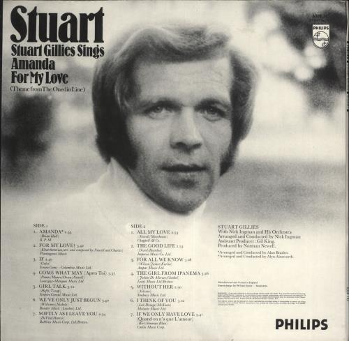 Stuart Gillies Stuart vinyl LP album (LP record) UK GIILPST731915