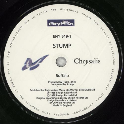 Stump Buffalo 7" vinyl single (7 inch record / 45) UK SB107BU866137
