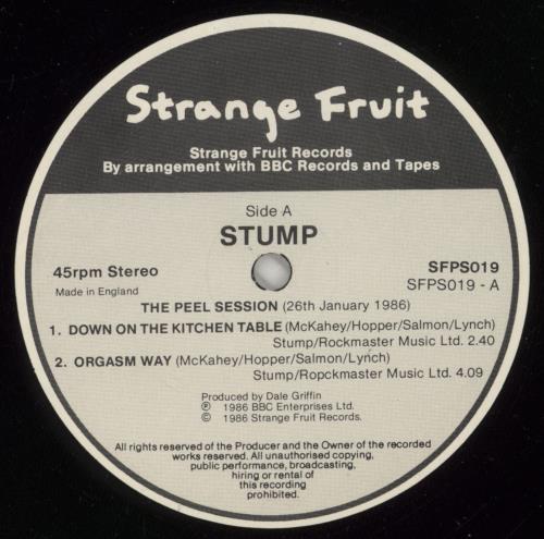 Stump The Peel Sessions 12" vinyl single (12 inch record / Maxi-single) UK SB112TH306988