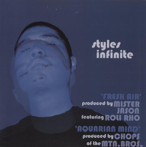 Styles Infinite Fresh Air - Blue Vinyl 12" vinyl single (12 inch record / Maxi-single) US 82712FR855042