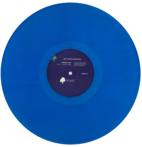 Styles Infinite Fresh Air - Blue Vinyl 12" vinyl single (12 inch record / Maxi-single) US 82712FR855042