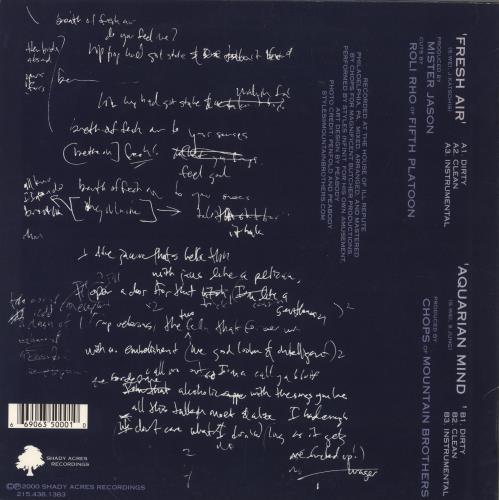 Styles Infinite Fresh Air - Blue Vinyl 12" vinyl single (12 inch record / Maxi-single) US 82712FR855042